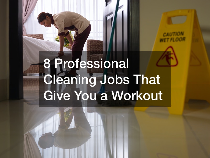 how to workout while cleaning